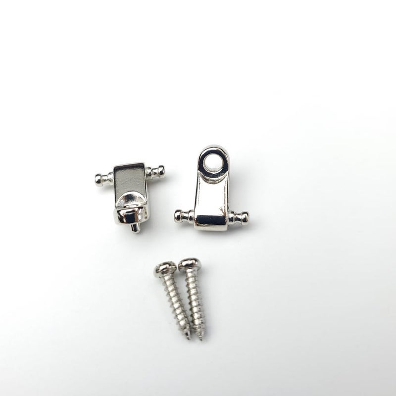 JD.Moon Electric Guitar String Retainers Tree Standard Roller String Guides Pack of 2pcs (Chrome) - Image 5